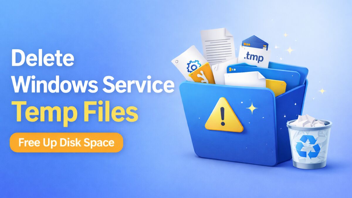 How to Delete Windows Service Temp Files and Free Up Disk Space