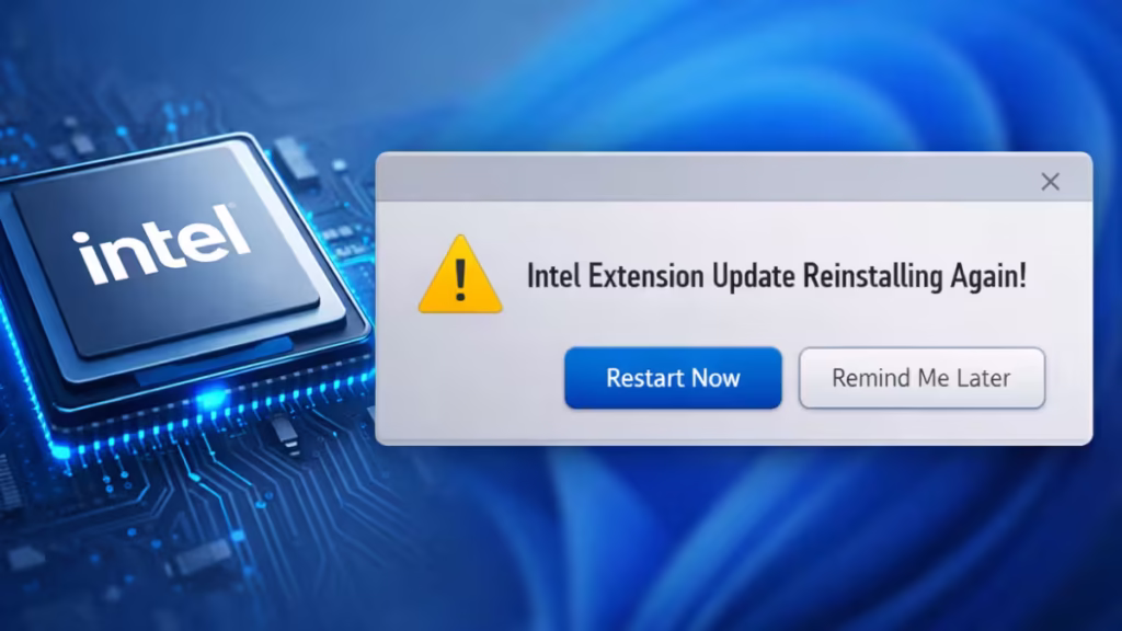 Fix Intel Extension 2.1.10105.19 Keeps Reinstalling Issue