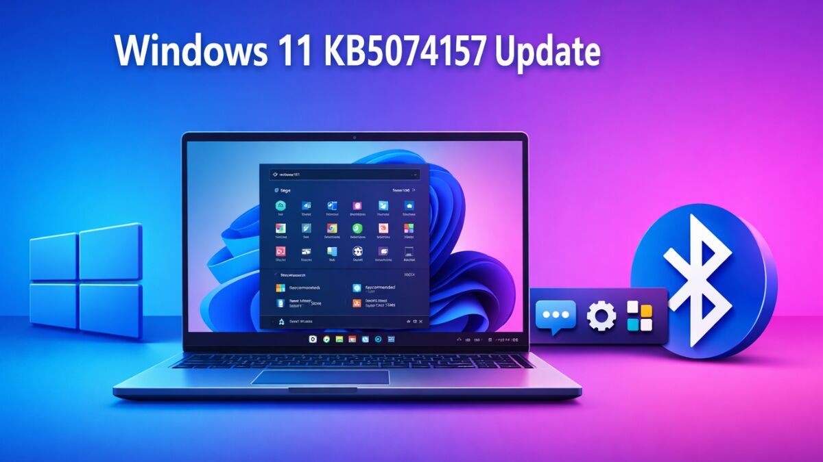 Windows 11 KB5074157 Update Brings Start Menu, Taskbar, and Bluetooth Fixes
