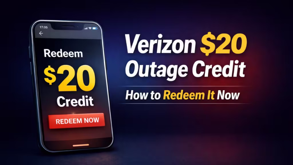 Verizon $20 Outage Credit: How to Redeem After Nationwide Wireless Outage
