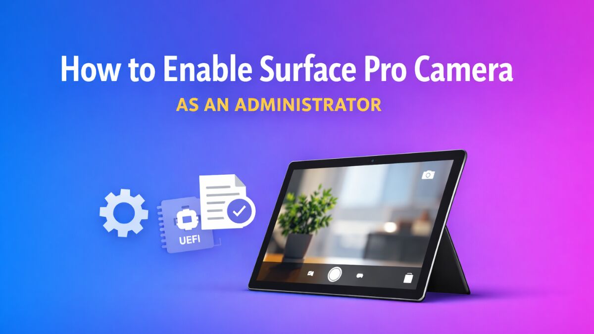 How to Enable Camera on Surface Pro as an Administrator (Step-by-Step)