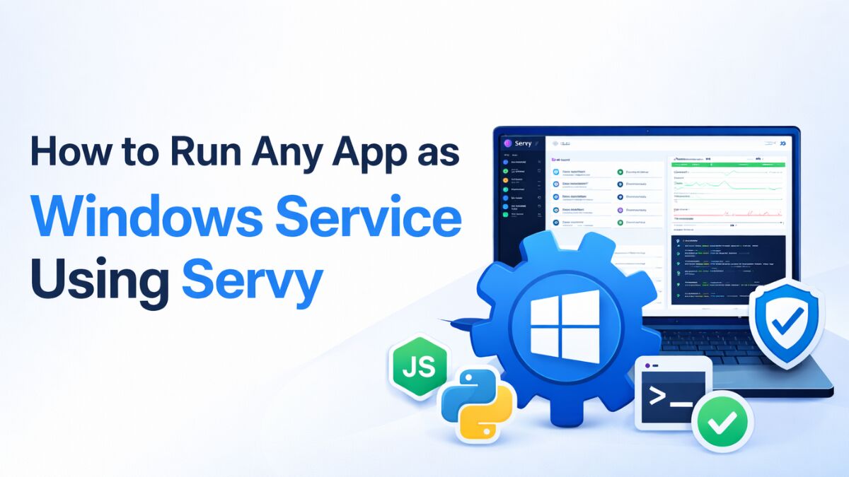 How to Run Any App as a Windows Service Using Servy (Step-by-Step Guide)