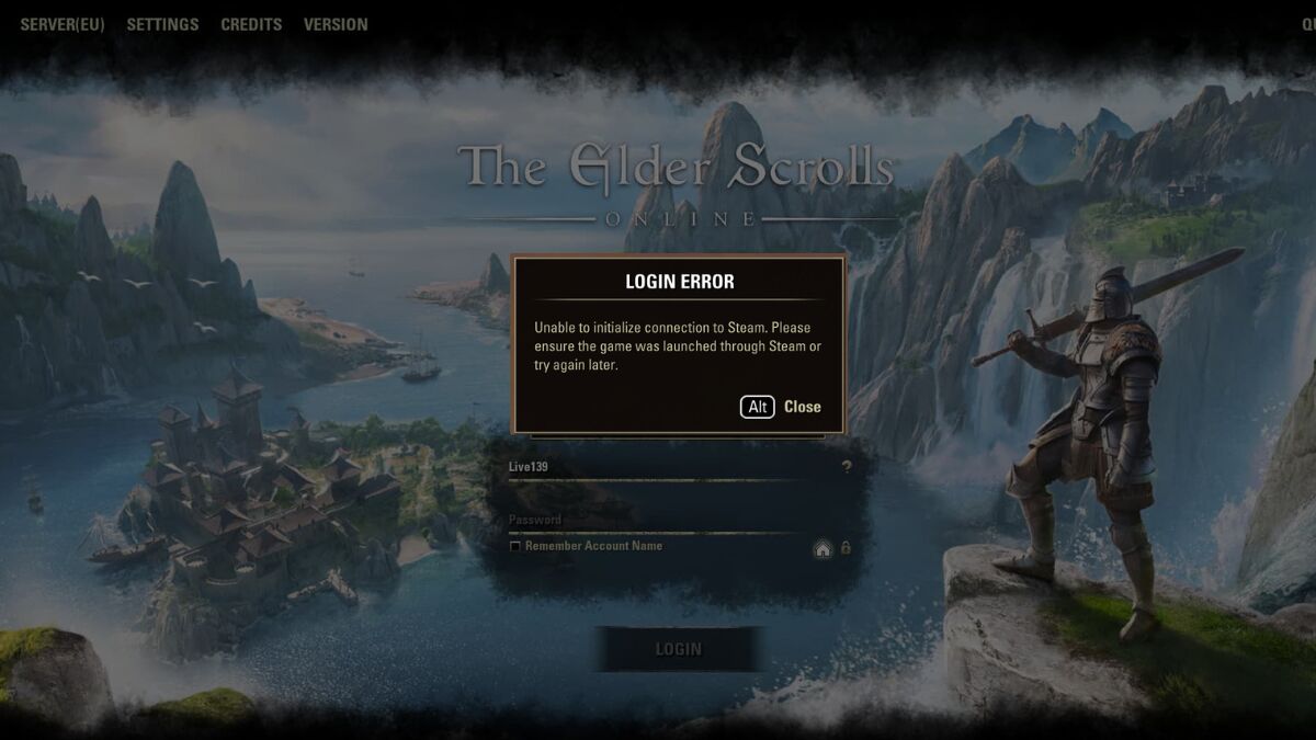 Fix Elder Scrolls Unable to Initialize Connection to Steam Error