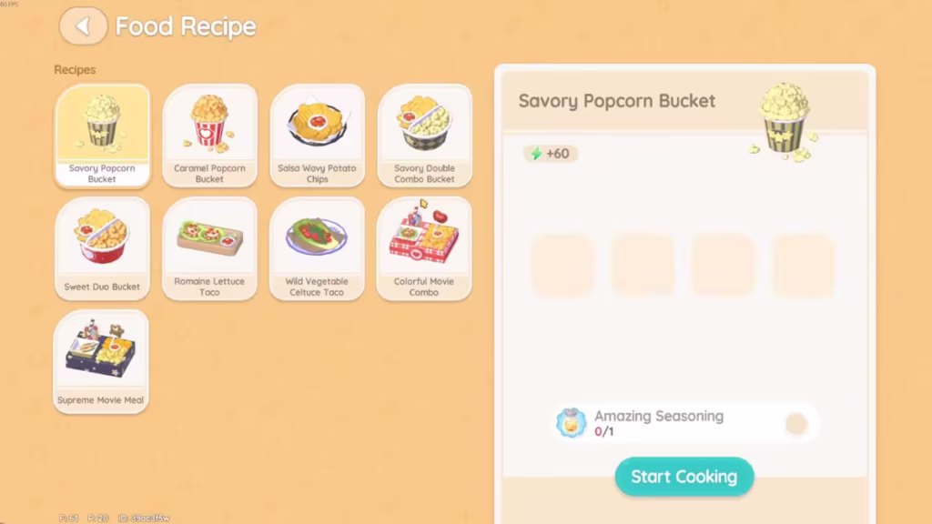 Heartopia Popcorn Serving Cart Guide (Unlock & Recipes)