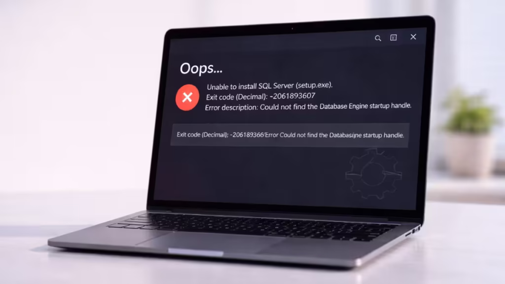 How to Fix SQL Server 2025 Express Error “Could Not Find Database Engine Startup Handle”