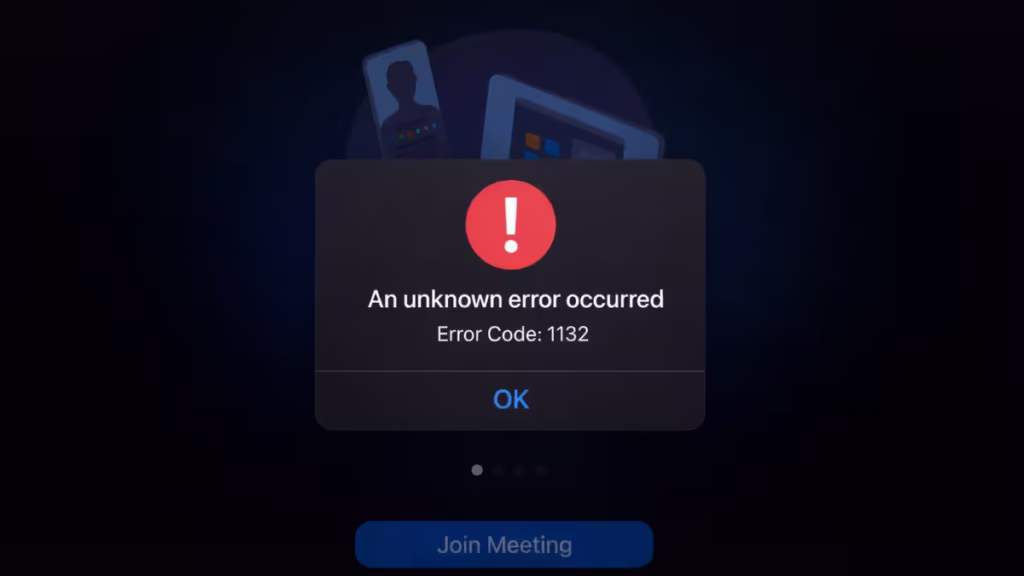 Zoom Error Code 1132 Fix (Login & Access Solution)