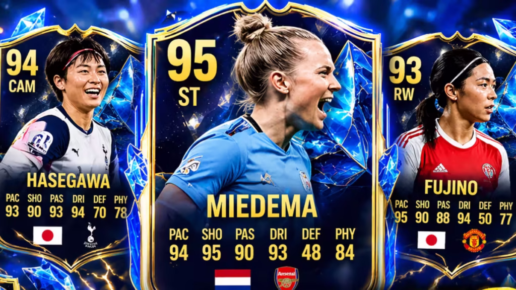 EA FC 26 WSL EFL TOTS players