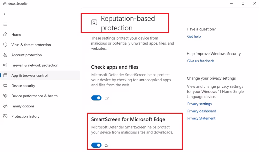Microsoft Defender SmartScreen