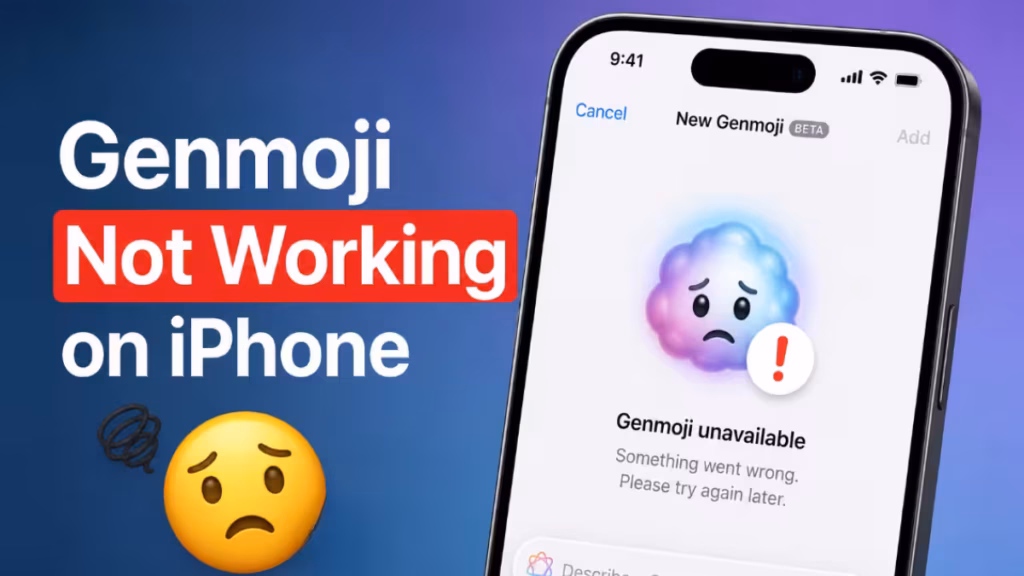 How to Fix Genmoji Not Working on iPhone in iOS 26 and iOS 27