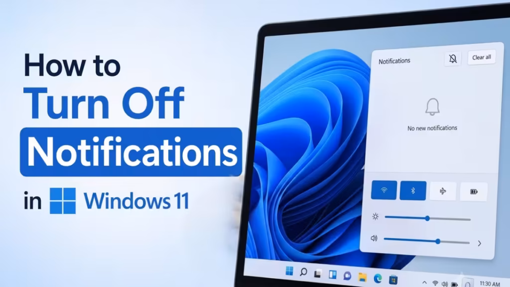 How to Turn Off Notifications in Windows 11