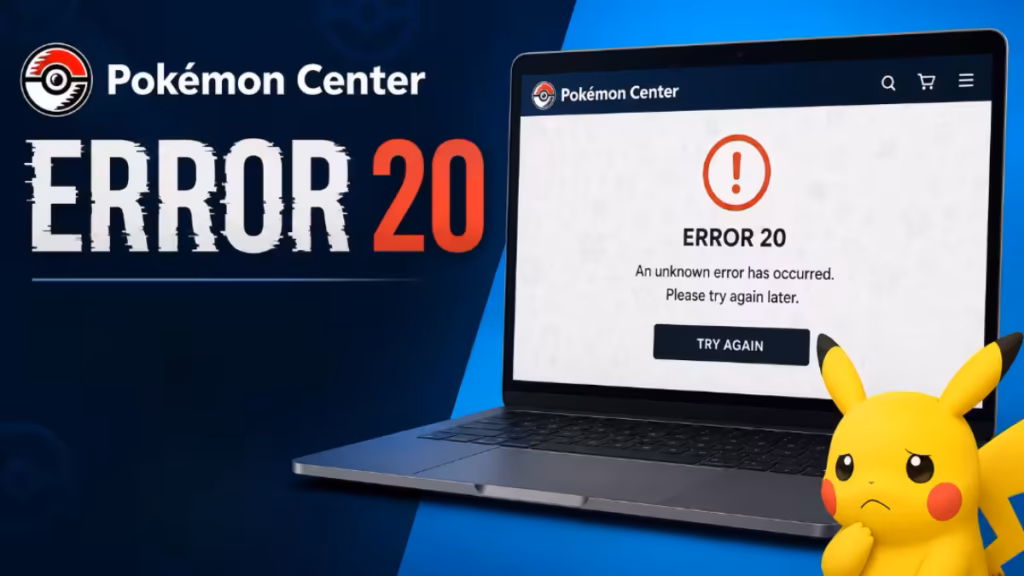 Pokémon Center Error 20