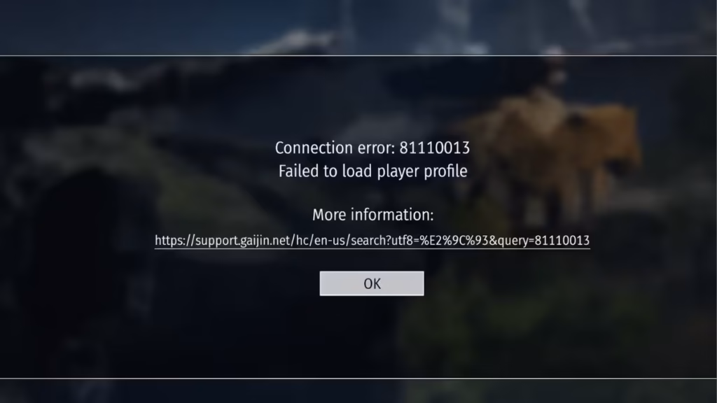 Fix War Thunder Connection Error 81110013