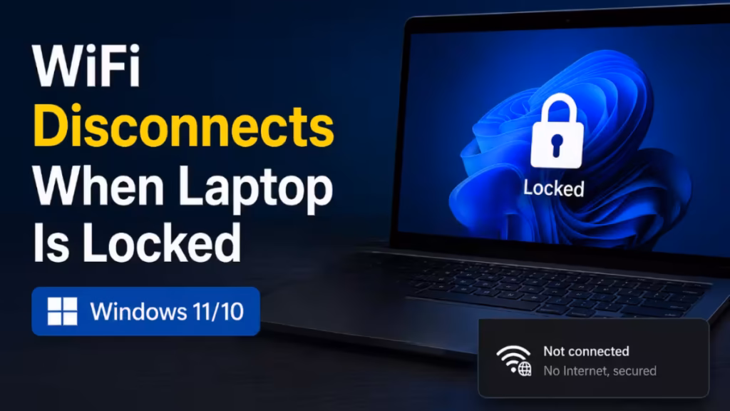WiFi Disconnects When Laptop Is Locked on Windows 11/10