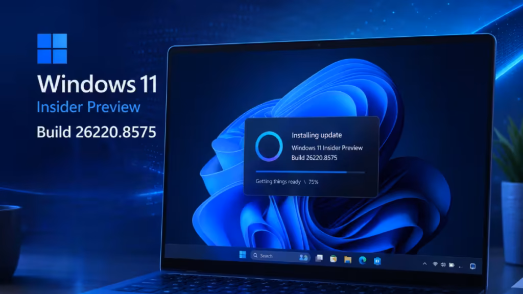 Windows 11 Build 26220.8575 Brings Unlimited Update Pauses and Key Fixes