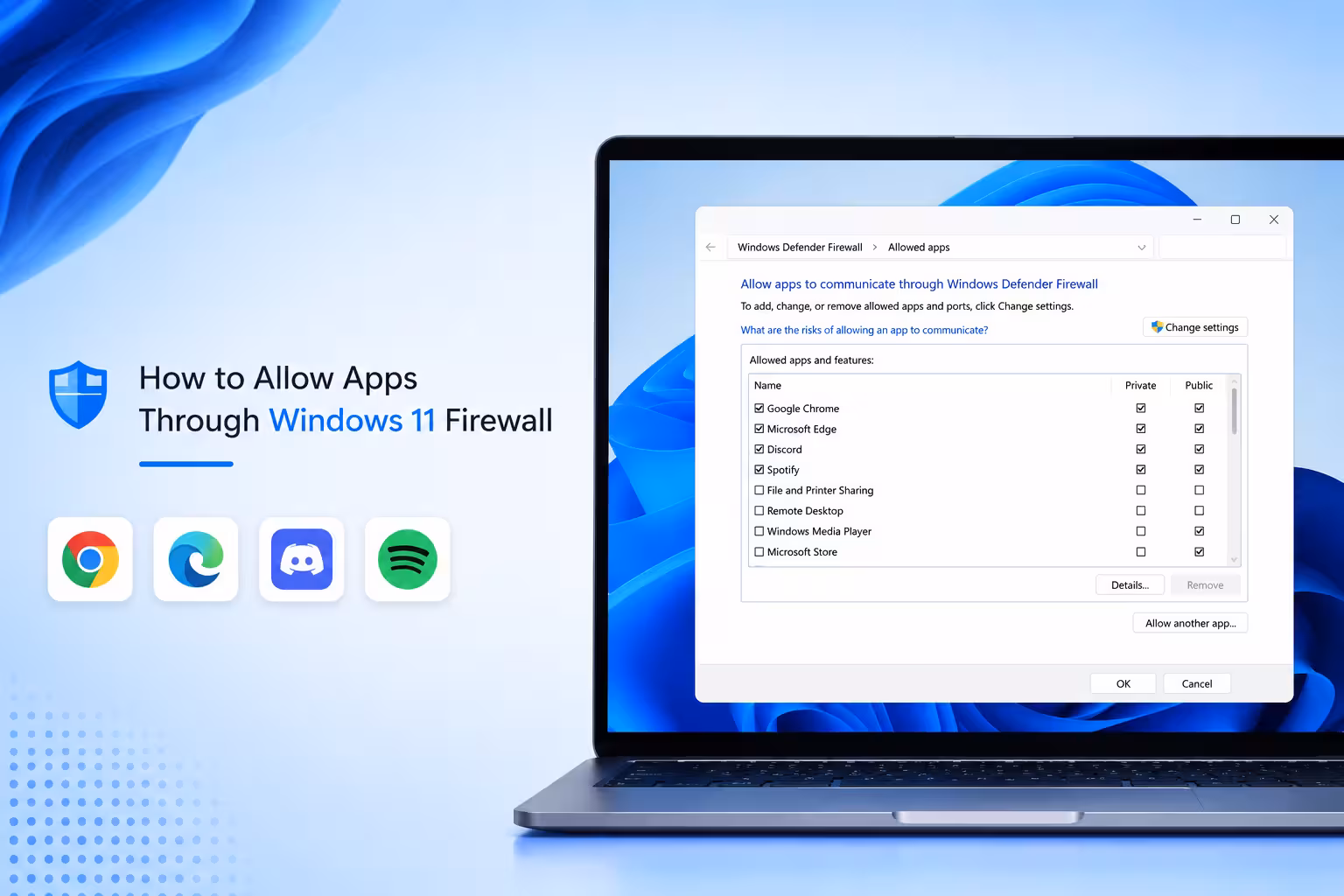 How to Allow an App Through Windows 11 Firewall (Security, Settings, PowerShell)