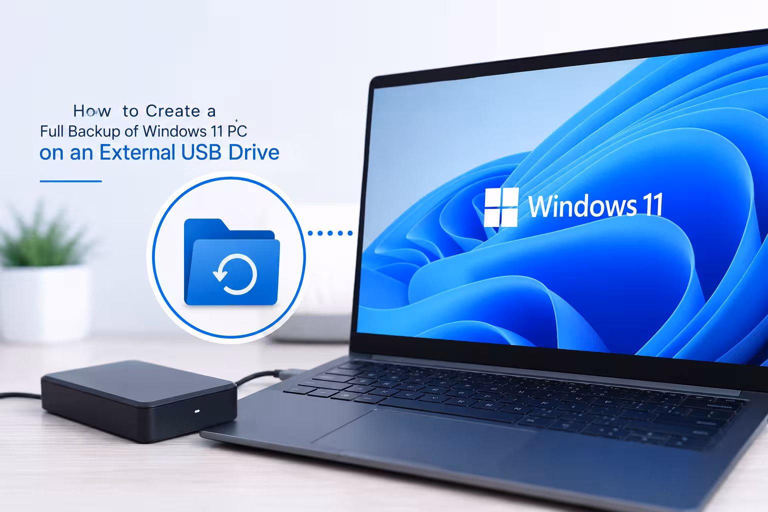 How to Create a Full Backup of Windows 11 PC on an External USB Drive