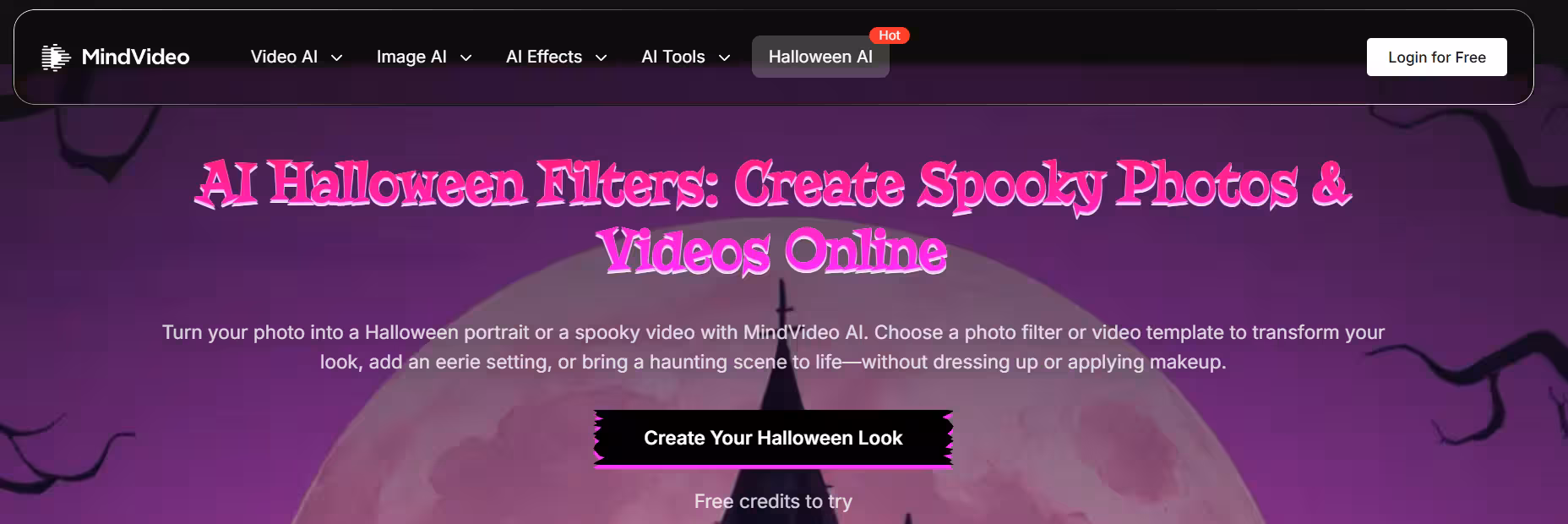 AI Halloween filter
